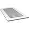 Ekena Millwork Arch Top Surface Mount PVC Gable Vent: Non-Functional, w/ 3-1/2"W x 1"P Standard Frame, 22"W x 40"H GVPAR22X4001SN - alternate 3